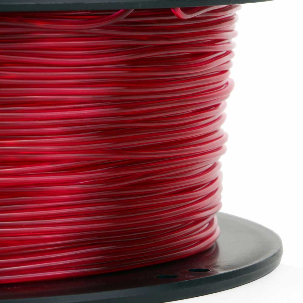 Flexible TPU Filament Translucent Red